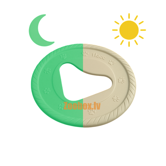 Tumsā spīdošs frisbijs suņiem ø25 cm